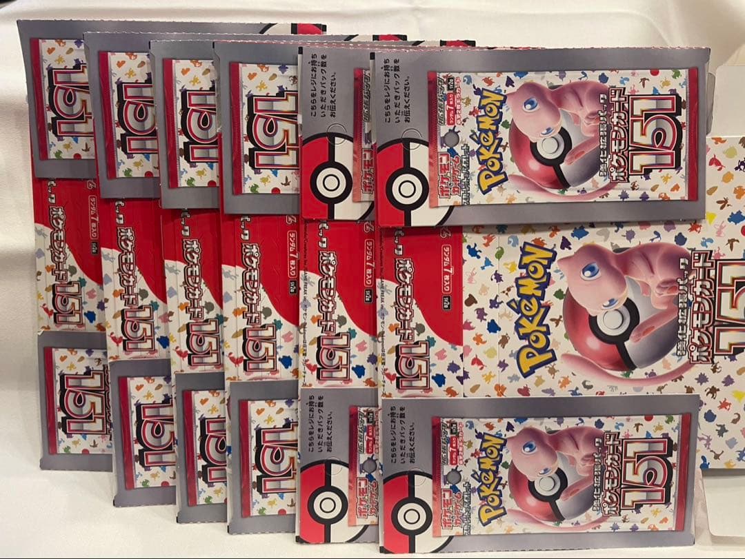空箱のみ ポケカ 151等box空箱 全7個セット