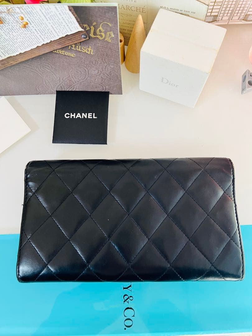 限定品　シャネル　マトラッセ　長財布