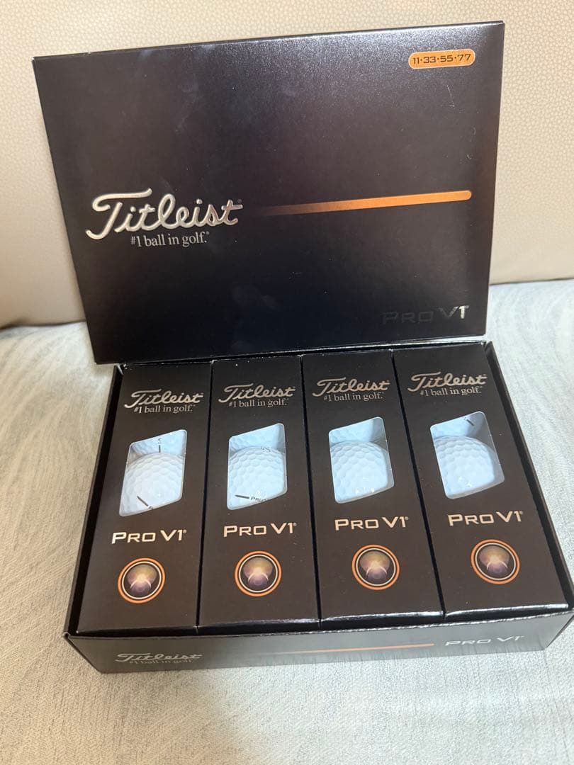 Titleist Pro V1 ゴルフボール 12個入り 3箱