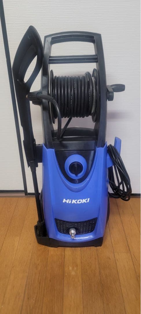 【美品】HiKOKI 高圧洗浄機セット｜強力洗浄・ホースリール付・動作良好