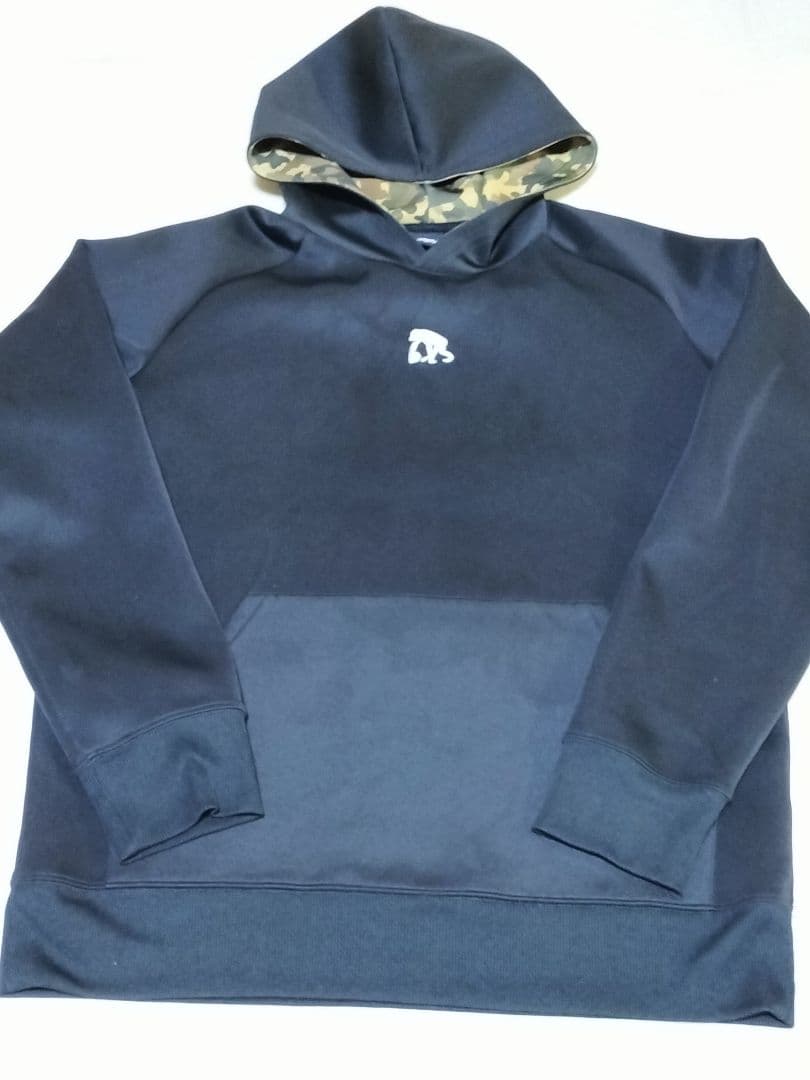 エゴザル セットアップ パーカー バスケ フーディ 黒 Ｍサイズ カモフラ