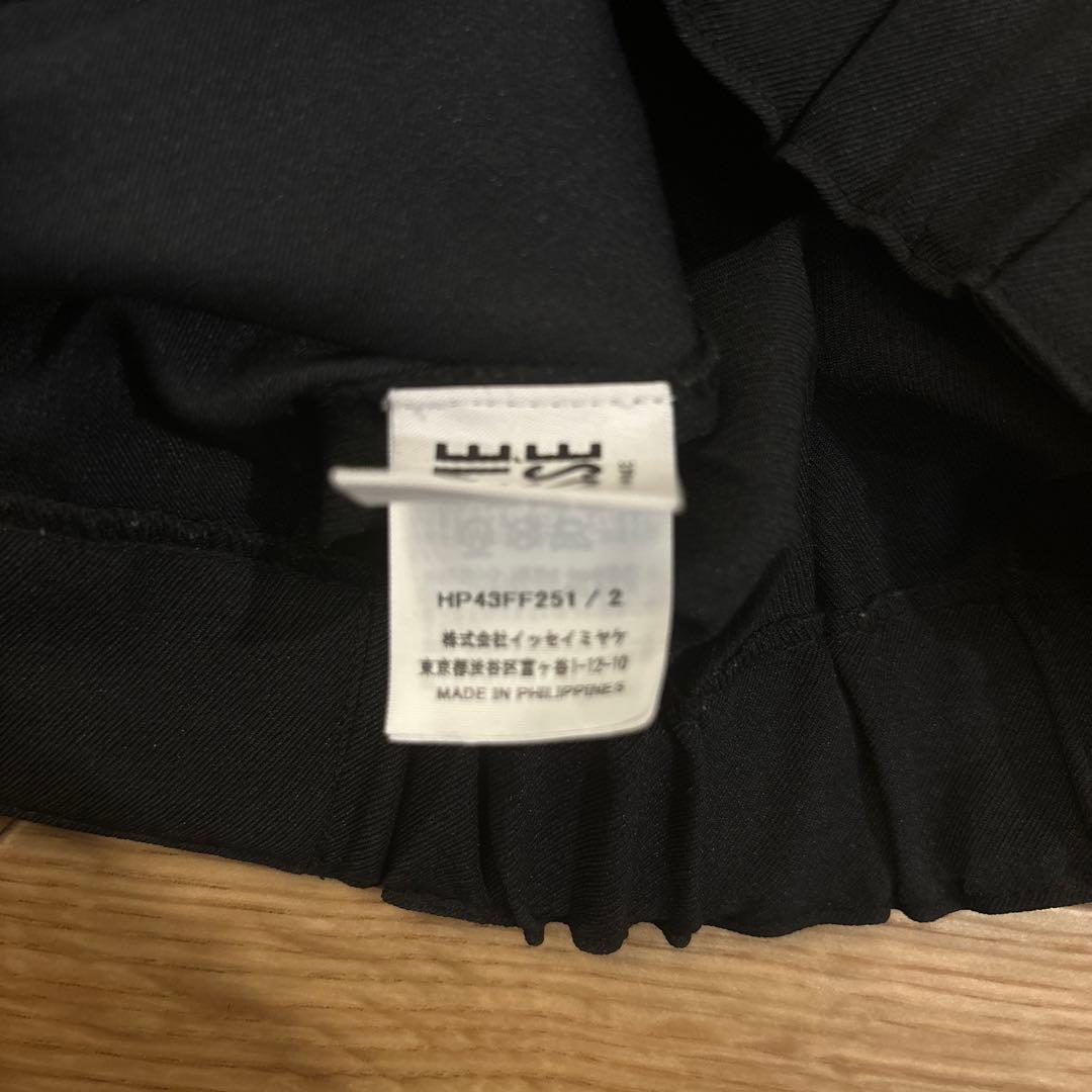 【美品】ISSEYMIYAKEオムプリッセ　EDGEパンツ　サイズ2