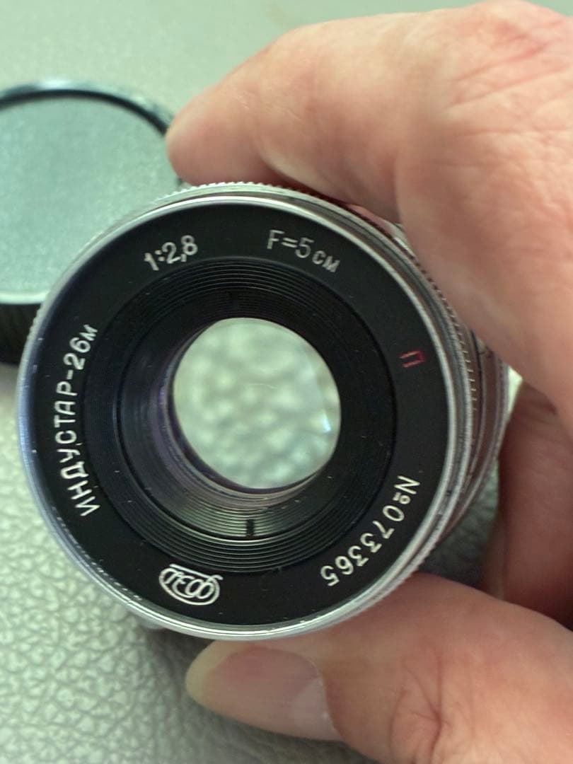 Industar-26M ❗️50mm F2.8 レンズ M39‼️RED P❗️