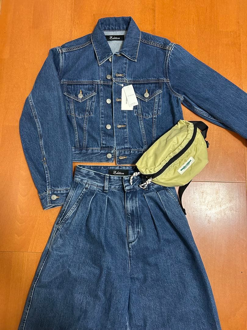 EDITION コットンデニムショートジャケット