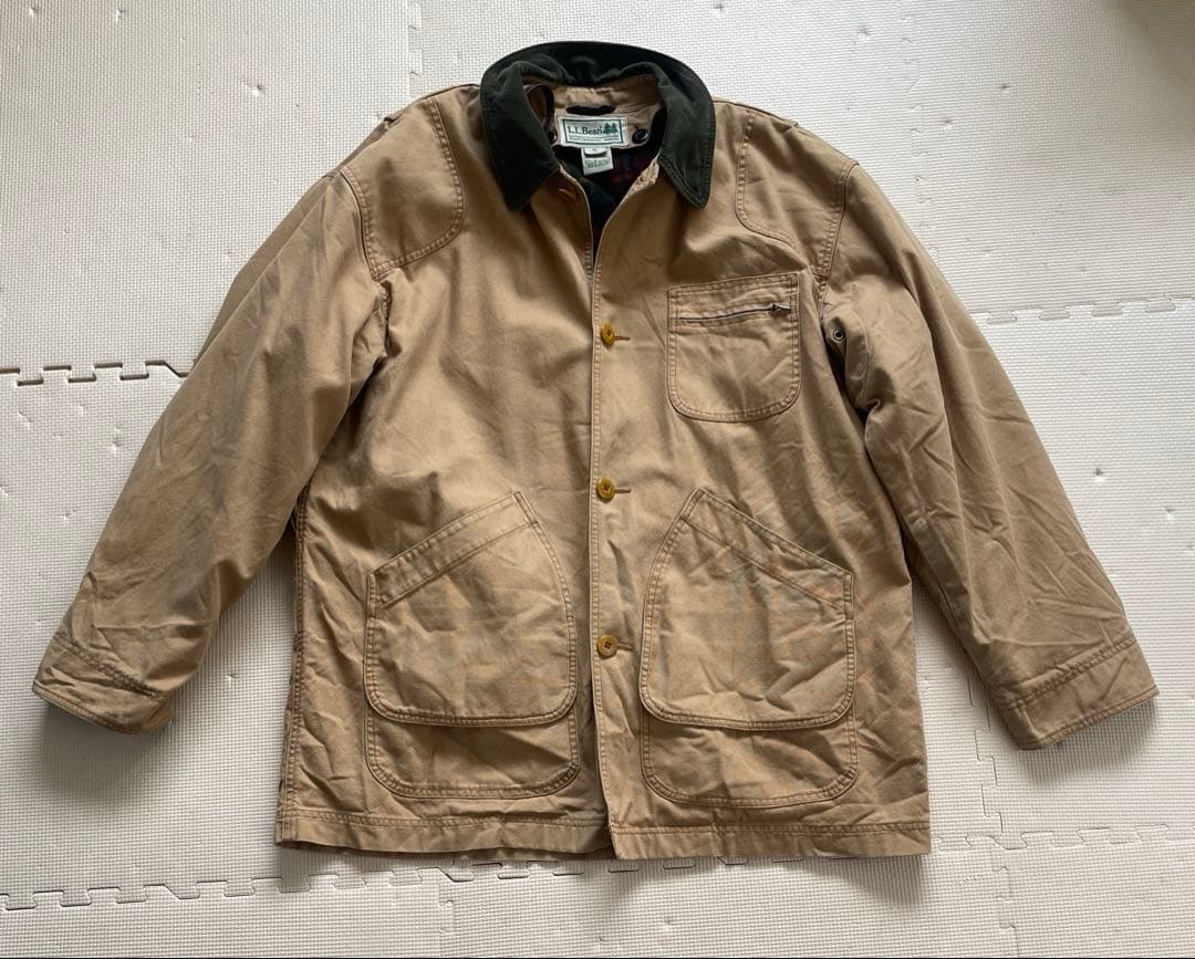L.L.Bean XL ベージュ カバーオール　フィールドコート