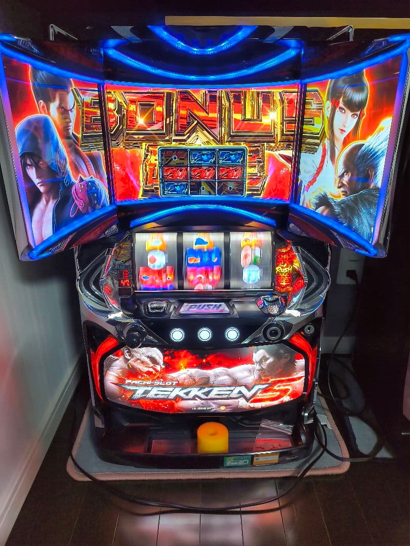 電*ん様 パチスロ 実機 鉄拳5 不要機付き 極美品