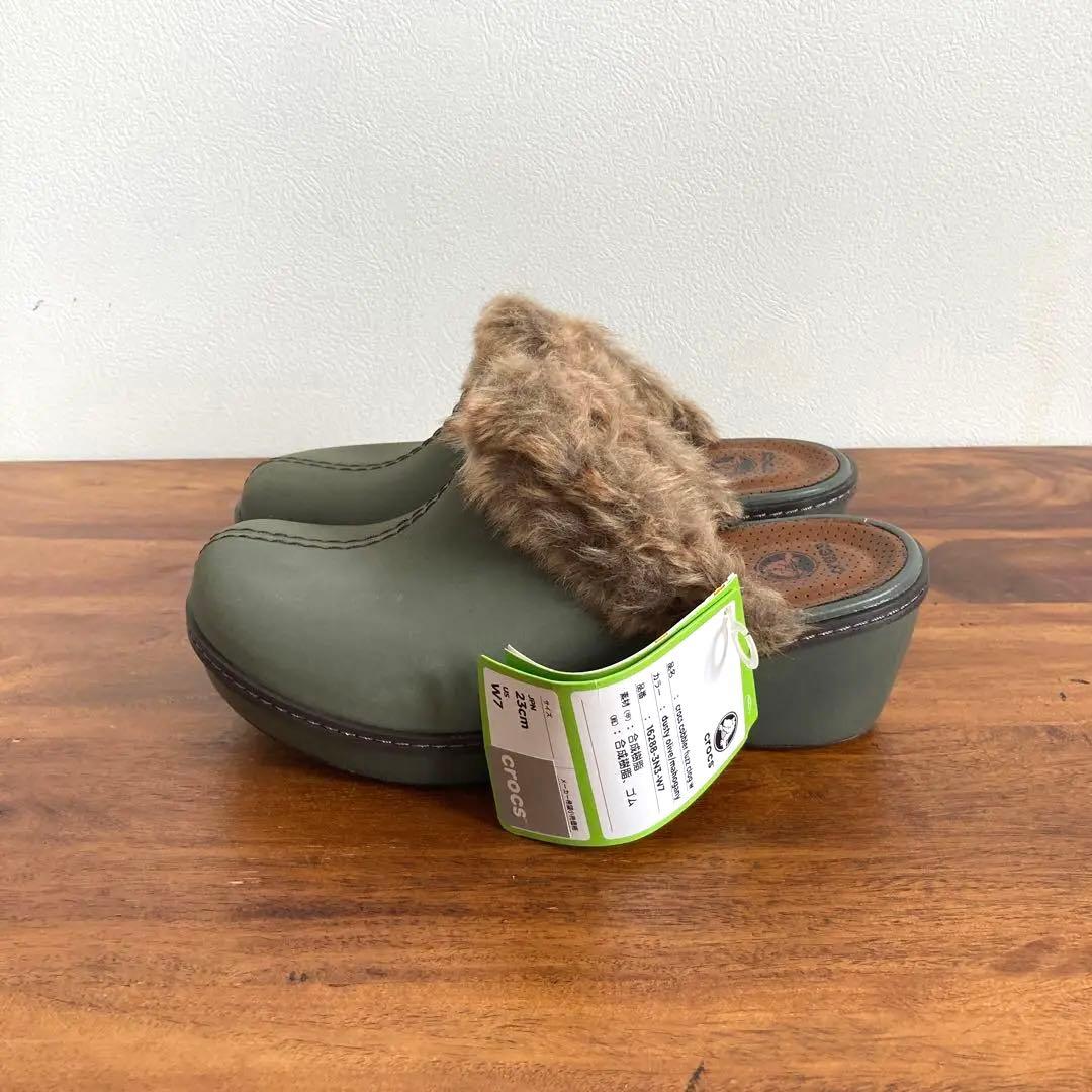 【新品未使用】クロックス Cobbler Fuzz Clog W