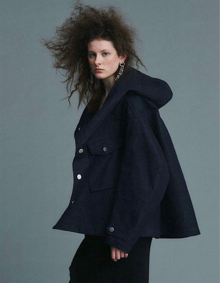 RUMCHEボンディングデニムジャケット