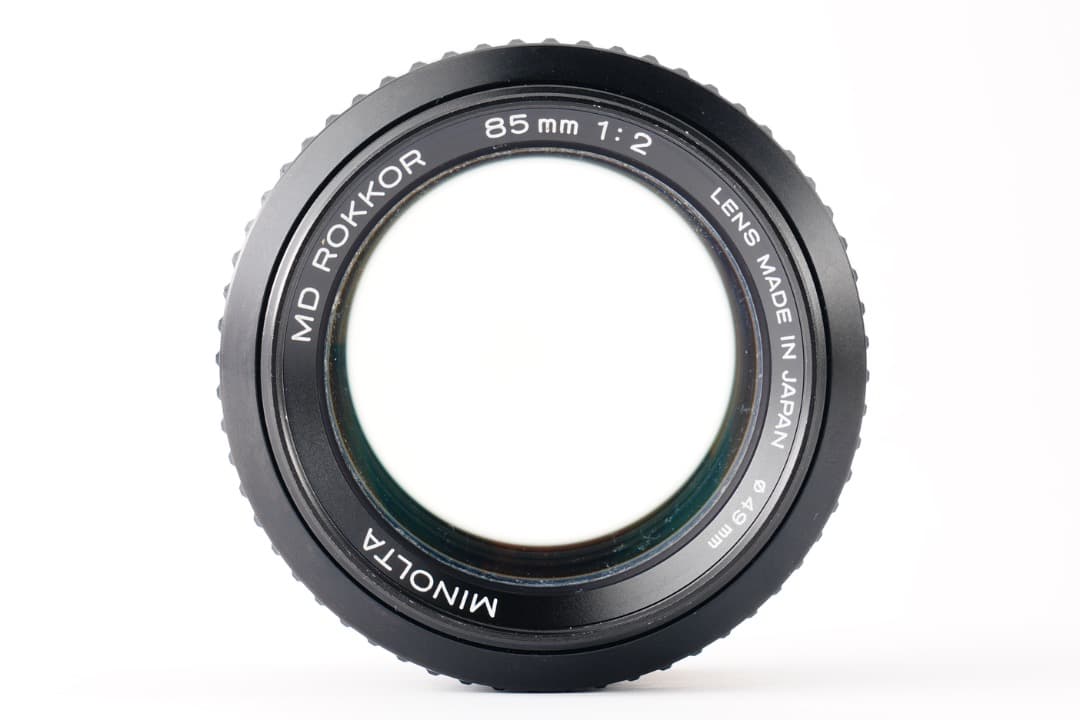 【極美品】Minolta MD ROKKOR 85mm F2 ミノルタ 571