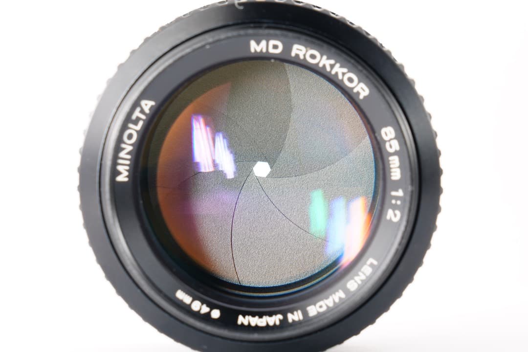 【極美品】Minolta MD ROKKOR 85mm F2 ミノルタ 571