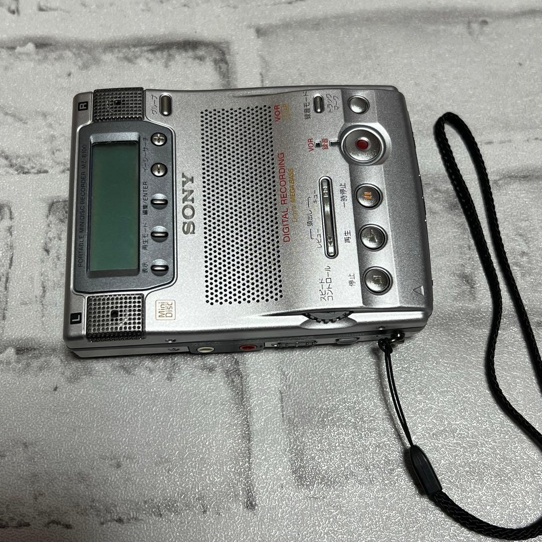S*ね様 ★SONY MZ-B100 ポータブルMDプレーヤー ※通電チェックの