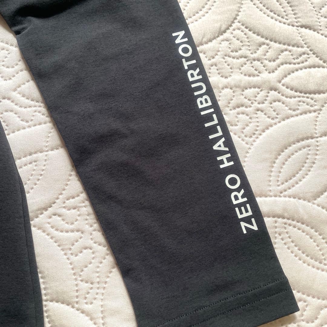 ZERO HALLIBURTON ゼロハリバートン長袖モックネックシャツ　黒　L