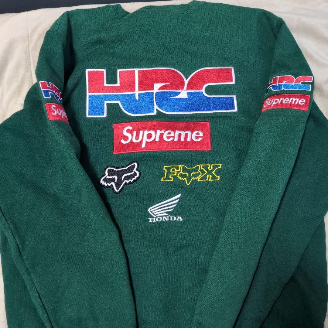 Supreme HRC ロゴ グリーン トレーナー　М