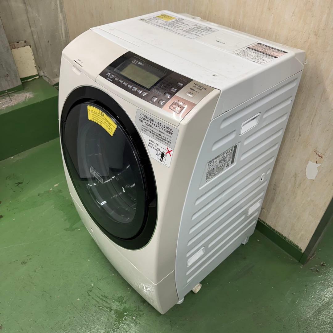 213 日立ビッグドラム洗濯機　乾燥付　11/6キロ　左開き　小型　一人暮らし