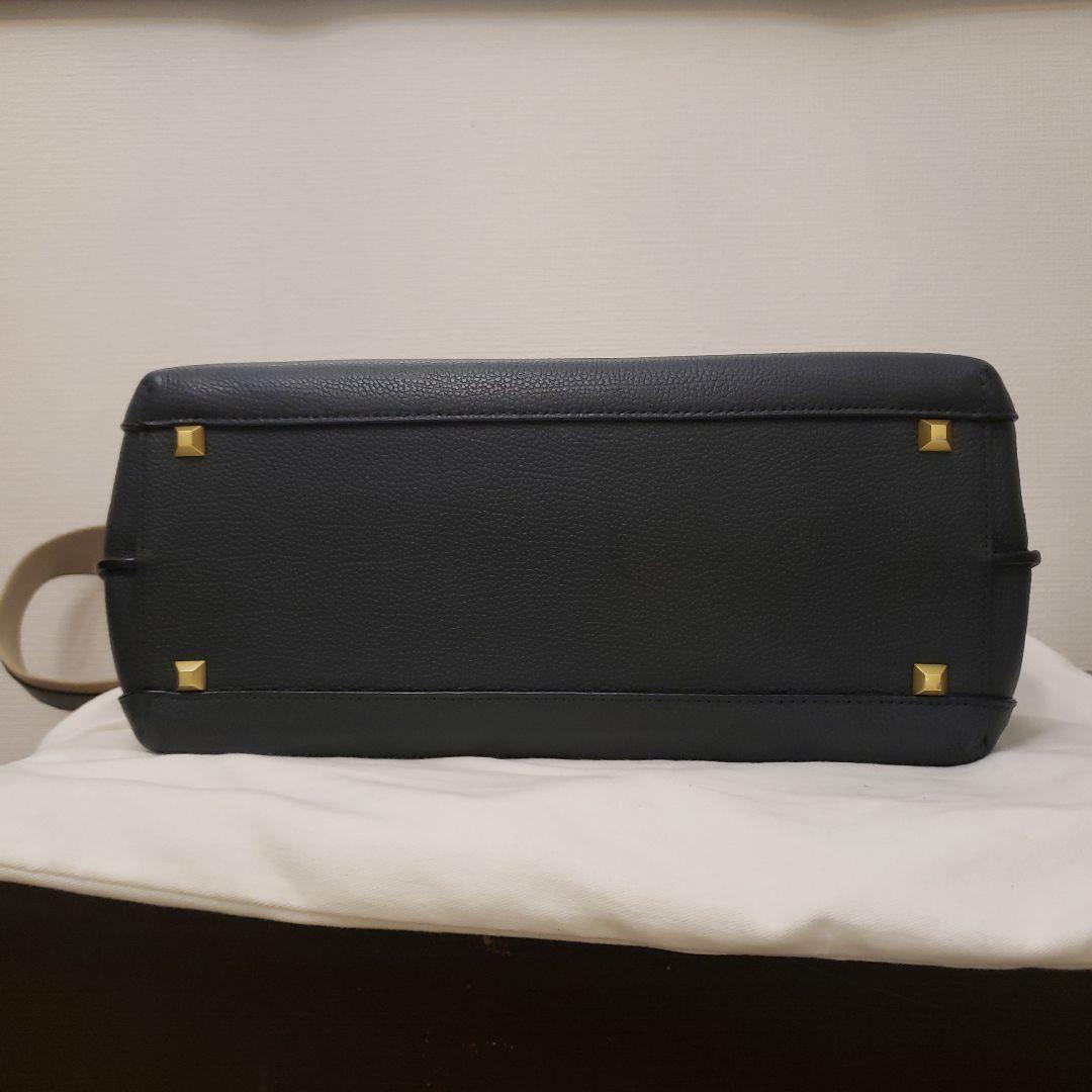 MCM ダークグレー ビジネスバッグ