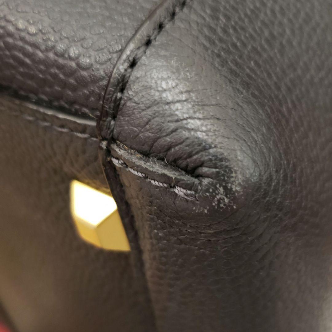 MCM ダークグレー ビジネスバッグ