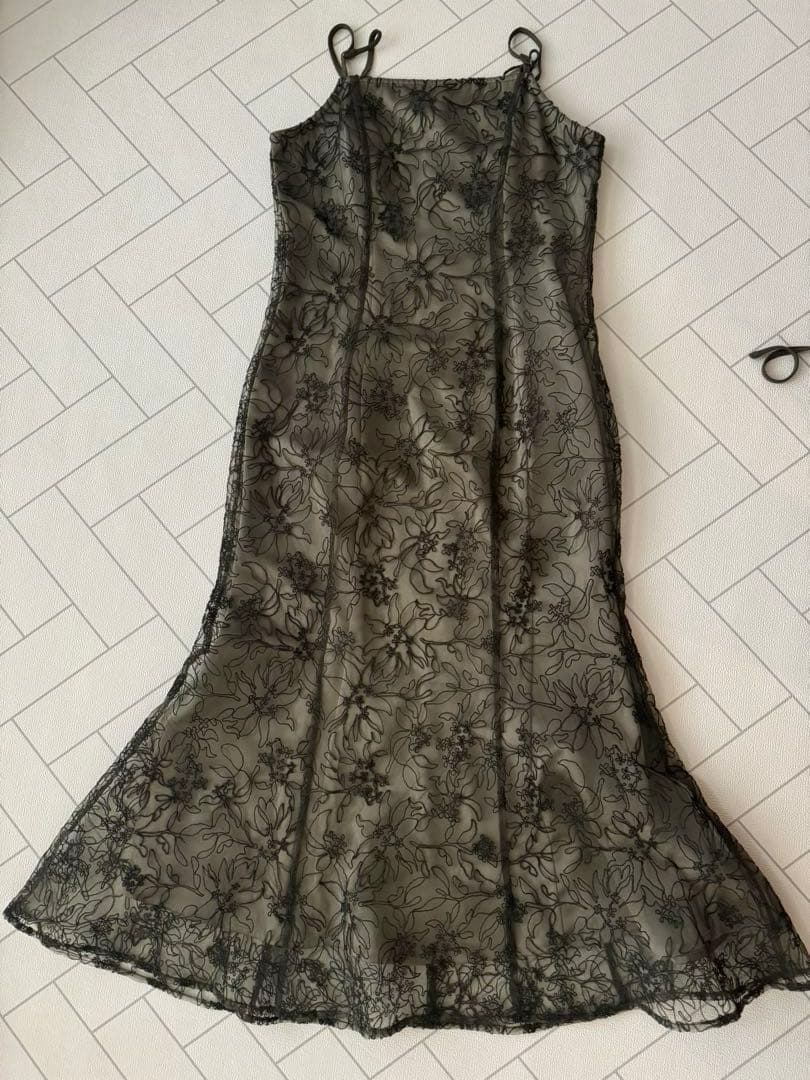 Lejaレジャ　マーメイドキャミワンピース　カーキ　Mサイズ