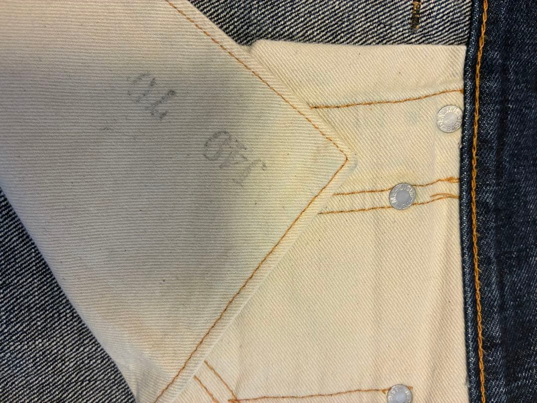 DENIME ドゥニーム オリゾンティ期 Lot178 赤耳W36L36 色落ち