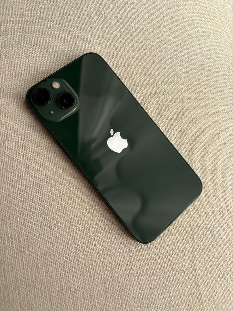 iPhone 13 グリーン 128GB 箱有 SIMフリー 充電コード付き