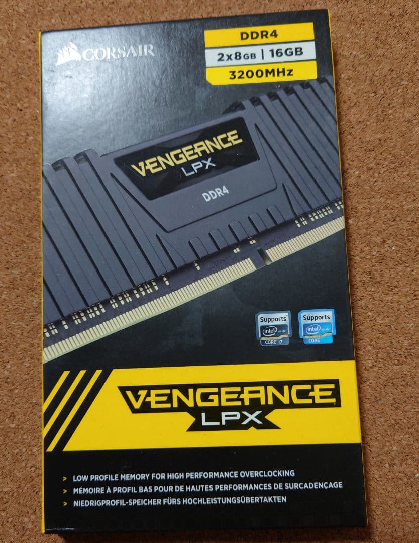 【PC】VENGEANCE LPX 8GB×2 DDR4 3200【メモリ】