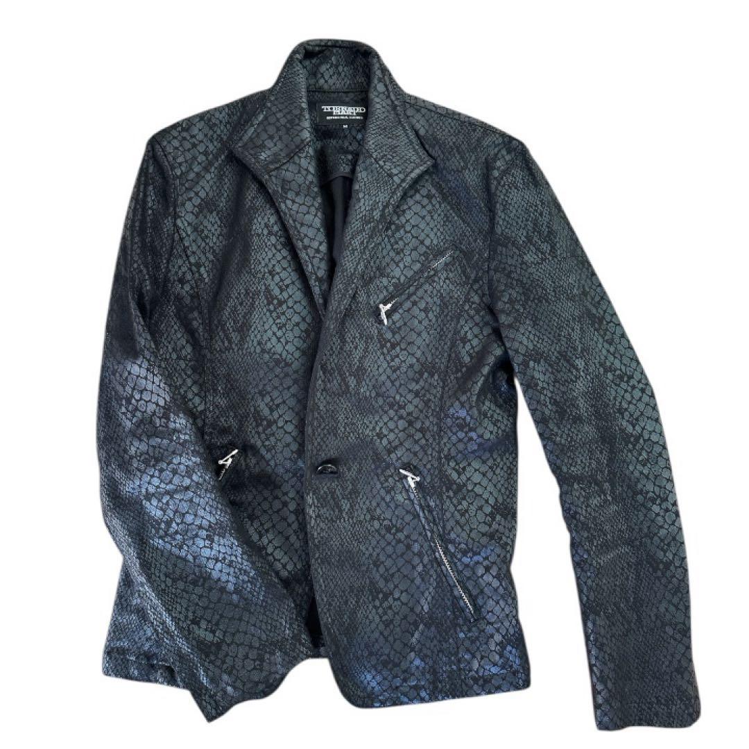 ジャケット・アウター Tornado Mart Python waxed Blazer