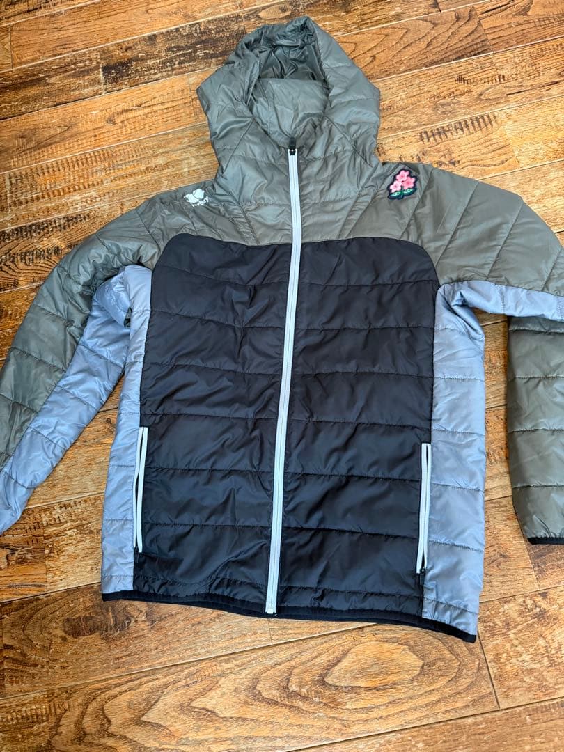 ラグビー日本代表canterbury フード付き中綿ジャケット Lサイズ