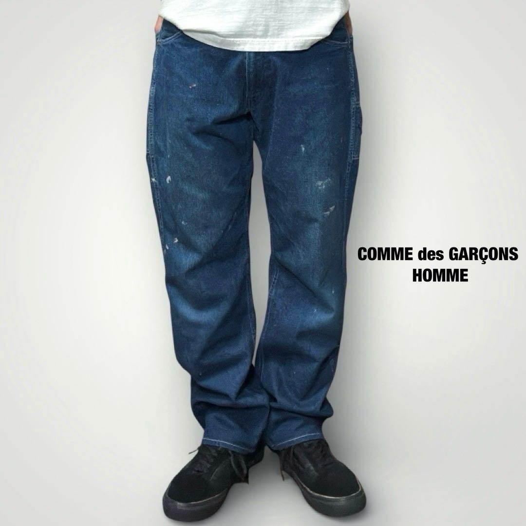 COMME des GARÇONS HOMME デニムペインターパンツ ペンキ