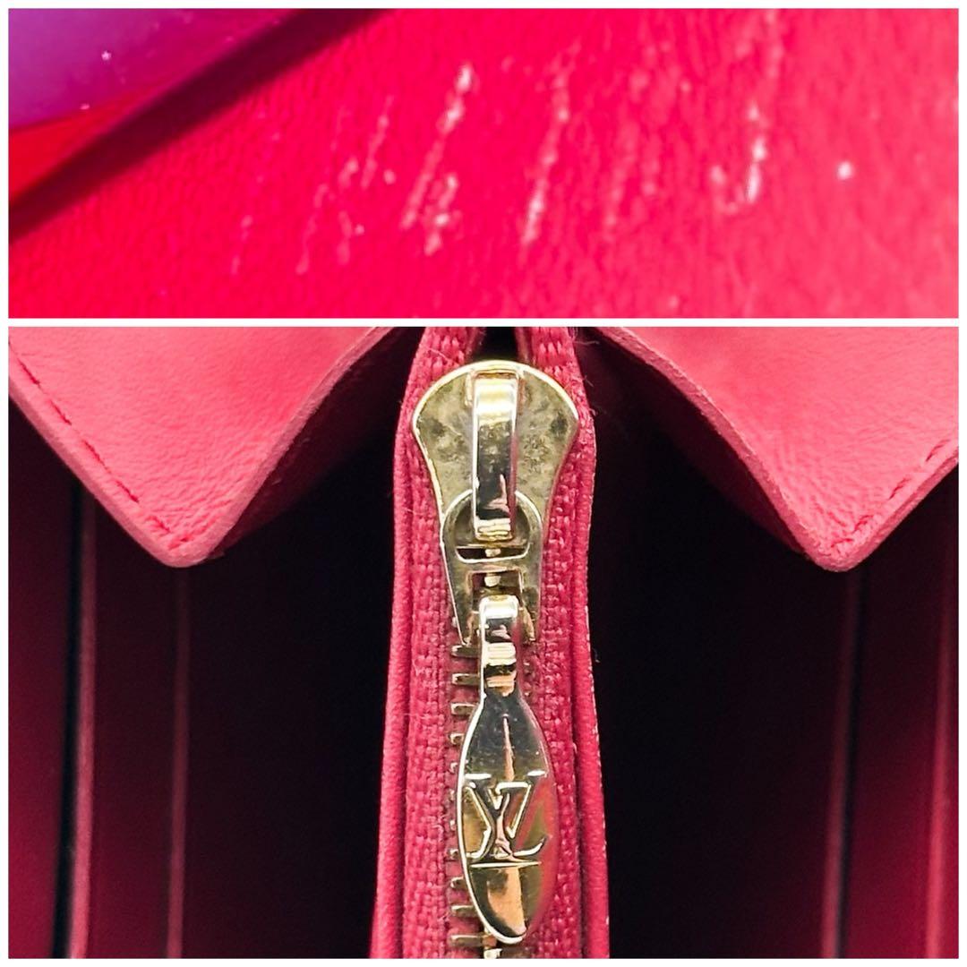 ルイヴィトン ポルトフォイユ サラ モノグラム ヴェルニ スイート フラワー