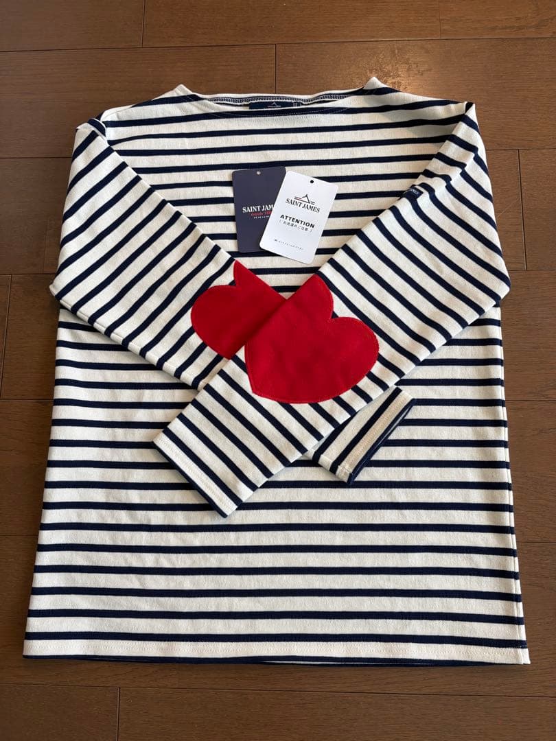 SAINT JAMES セントジェームスウェッソン　ハートエルボーパッチ　T3