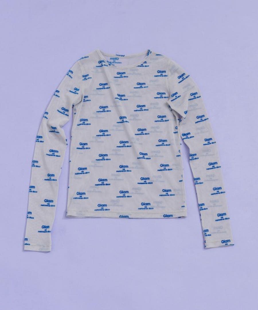 【maisonspecial】フロッキーグラムシアートップス