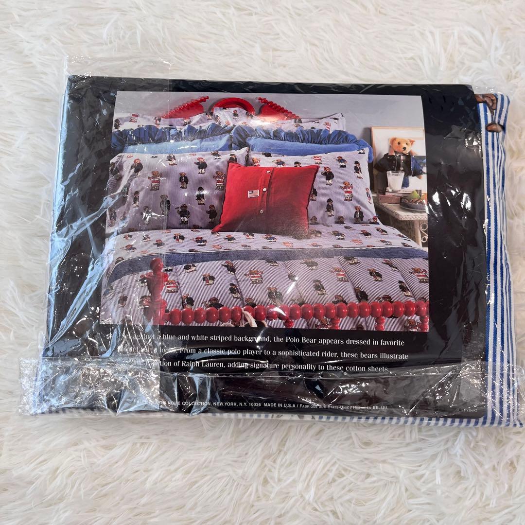 RALPH LAUREN ポロベア ベッドシーツ ラルフローレン 生地 寝具