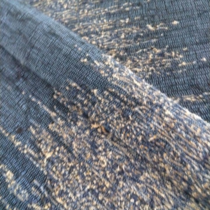 裂織り敷物⭐︎タペストリー⭐︎阪急梅田本店「全国匠の技展」購入品作品名「銀河」