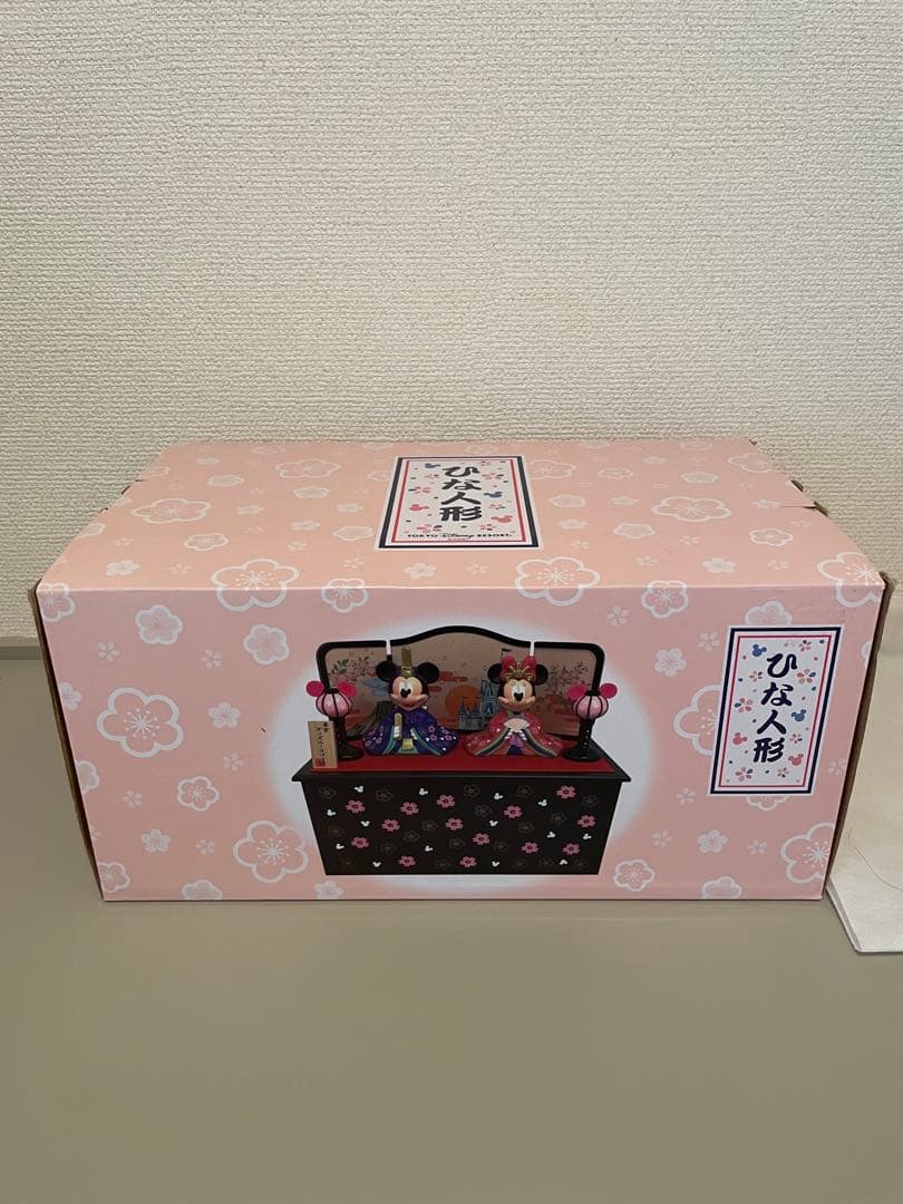 【未使用品】東京ディズニーリゾート公式　ひな人形　ミッキー ＆ミニー