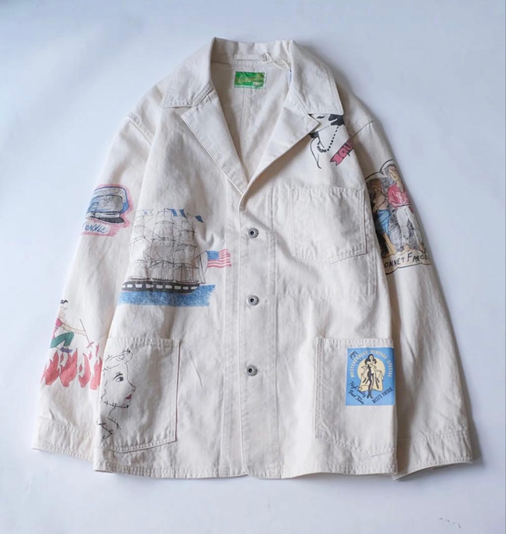 WESTOVERALLS メモリアル カバーオール F-TYPE エクリュ