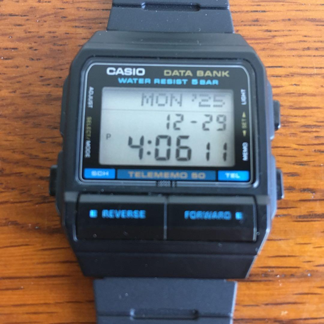 80s カシオ　CASIO DB-55W データバンク　オールドカシオ　おまけ付