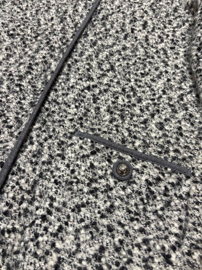 Christian Dior グレー系 ニットコート M