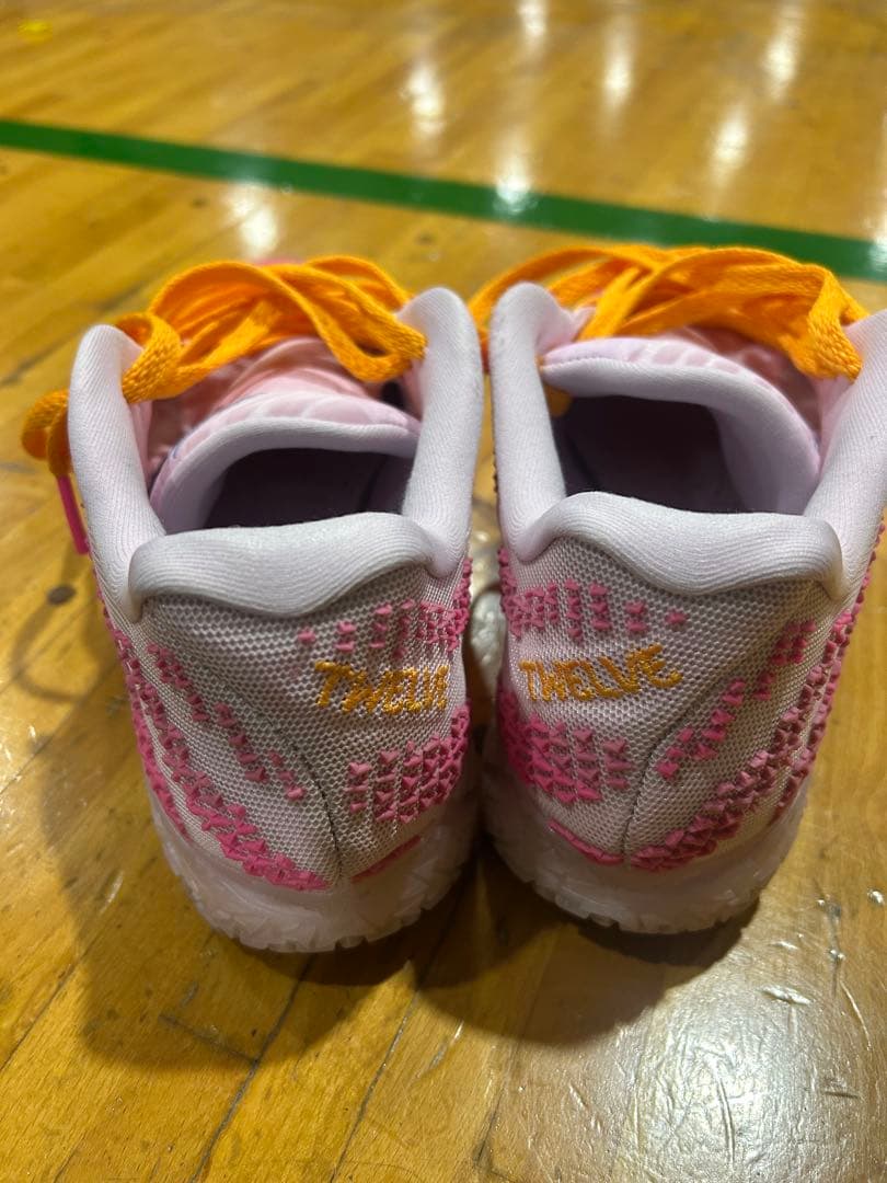 チーズピンク/ホワイト バスケットボールシューズ ja3 ジャ3 NIKE