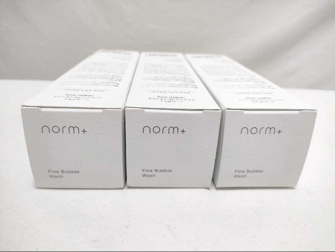 【新品】愛沢えみりノームプラス norm+ ファインバブルウォッシュ 3本セット
