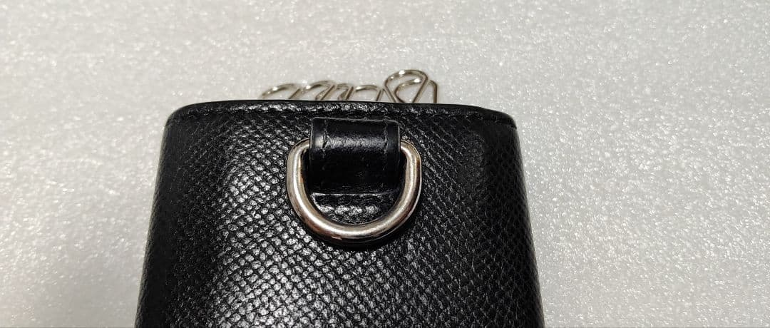 Kです様　バーバリー キーケース TBロゴ サフィアーノレザー 6連 ブラック