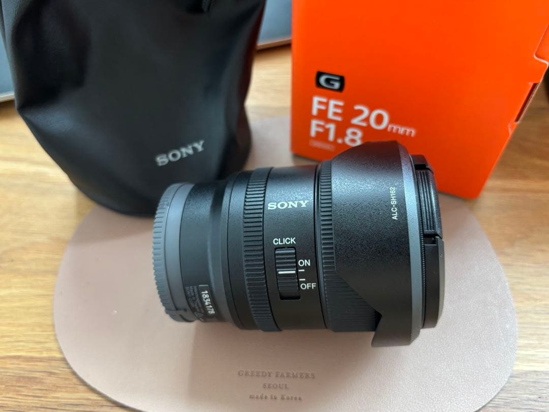 SONY FE 20mm F1.8 G 【極美品】プロテクター付　日曜限定割引中