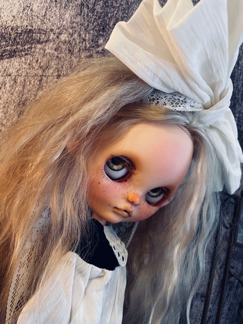 【専用】カスタム ブライス ビジューブリリアント頭皮付きモヘアアウトフィット付属