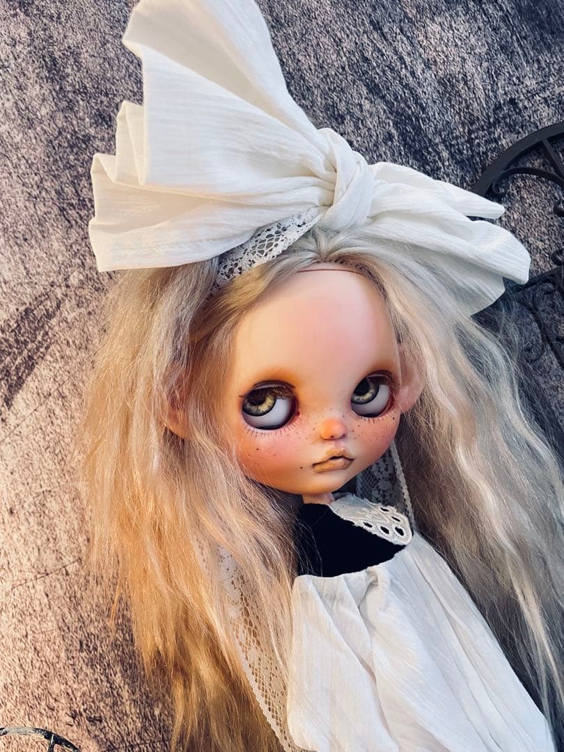 【専用】カスタム ブライス ビジューブリリアント頭皮付きモヘアアウトフィット付属