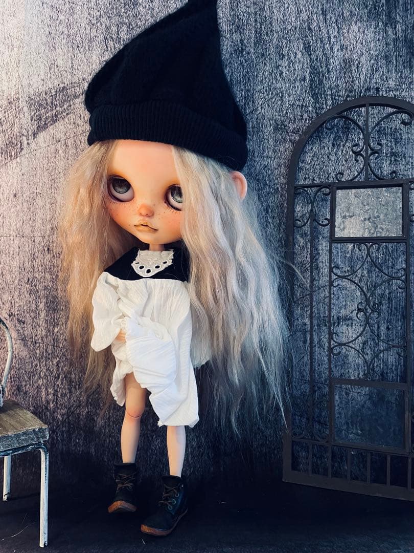 【専用】カスタム ブライス ビジューブリリアント頭皮付きモヘアアウトフィット付属