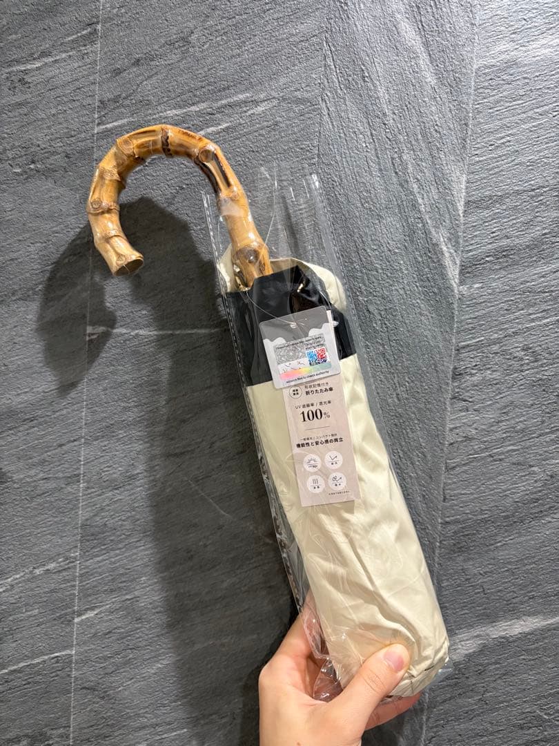 【完全未使用】しーちゃん 完全遮光100% 晴雨兼用日傘