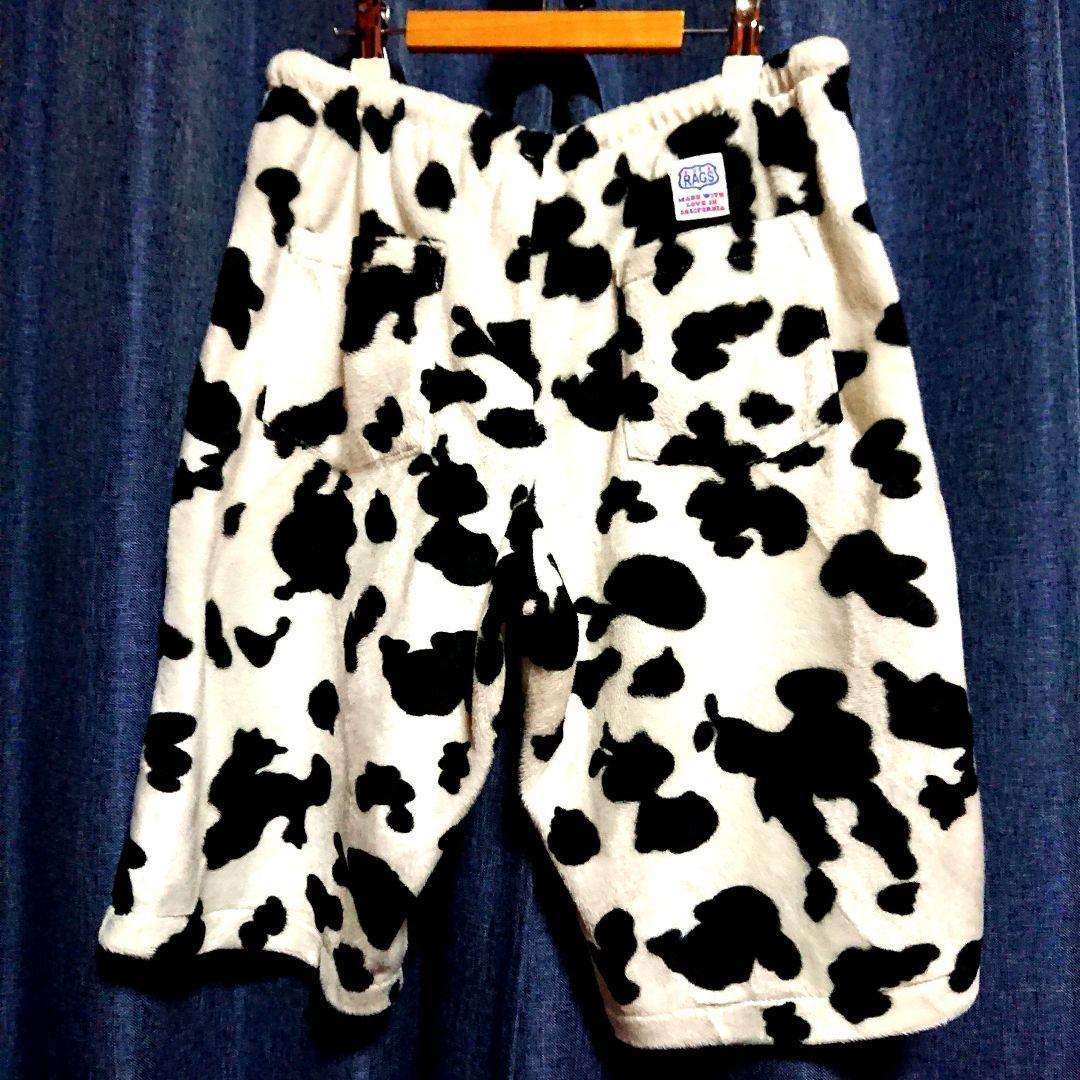 メールカリ　アニマル柄 ファー生地 ショートパンツmadeinUSA