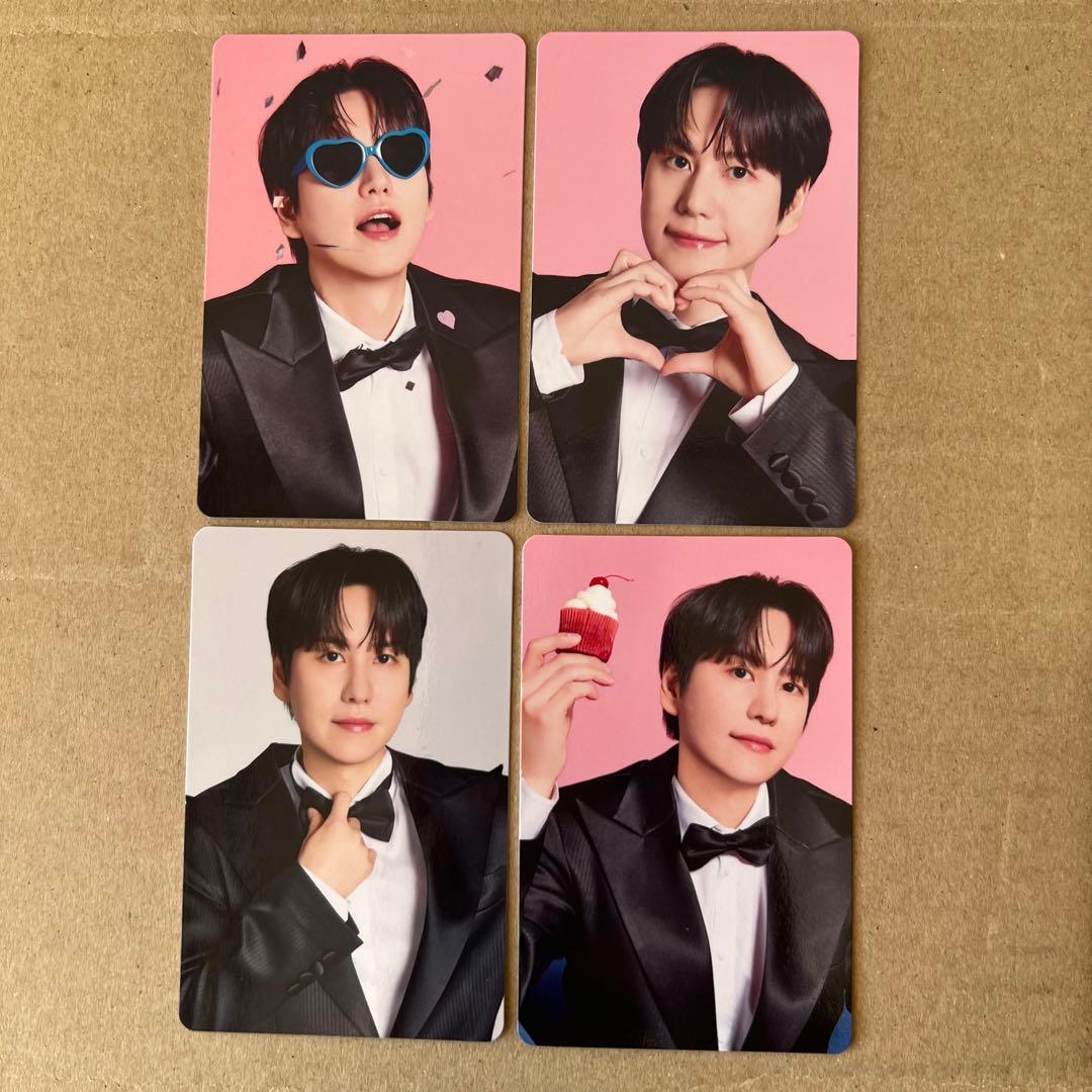 キュヒョン 4枚 トレカ SUPER JUNIOR KYUHYUN