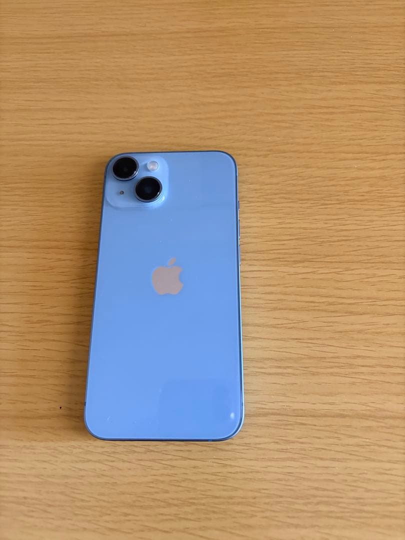 Apple iPhone 14 青 本体　アクセサリー付き