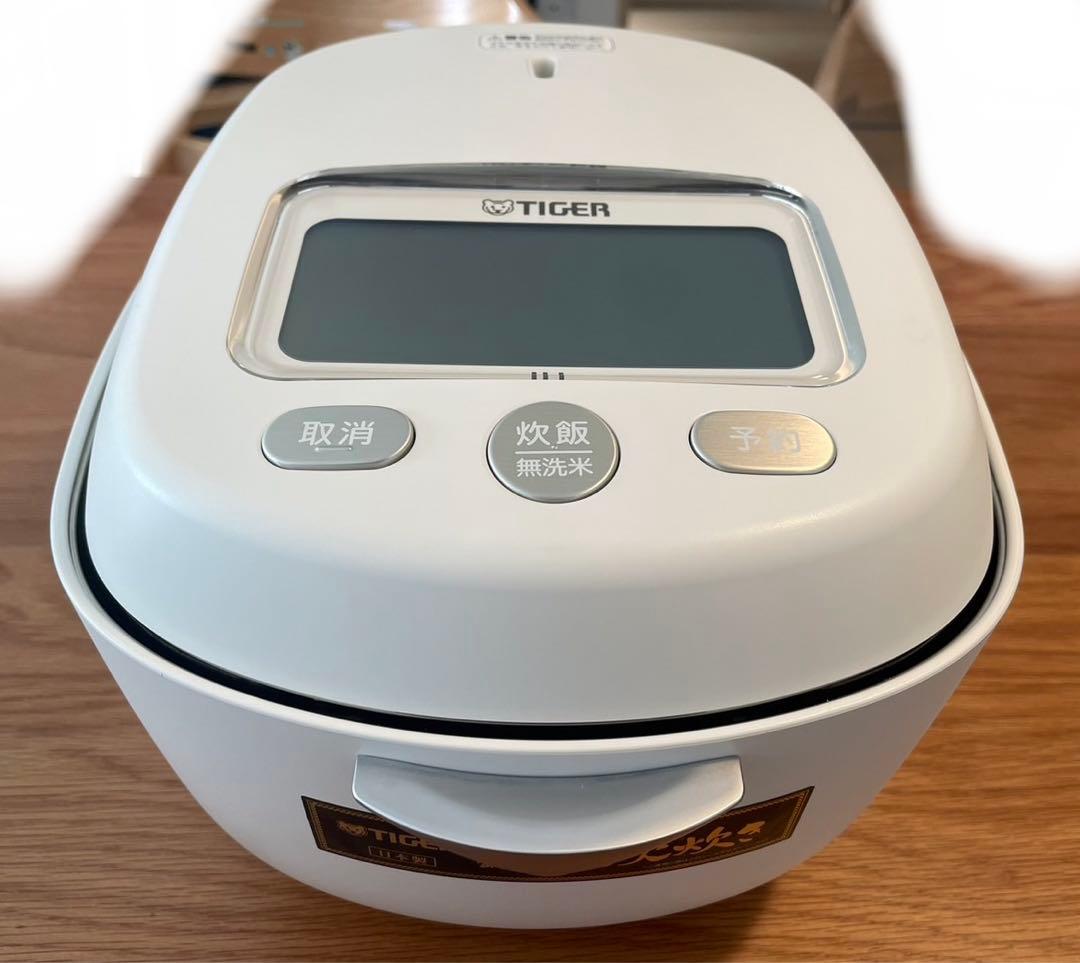 タイガー　JRX-G060-WG 2024年製　圧力IH炊飯器(3.5合炊き)
