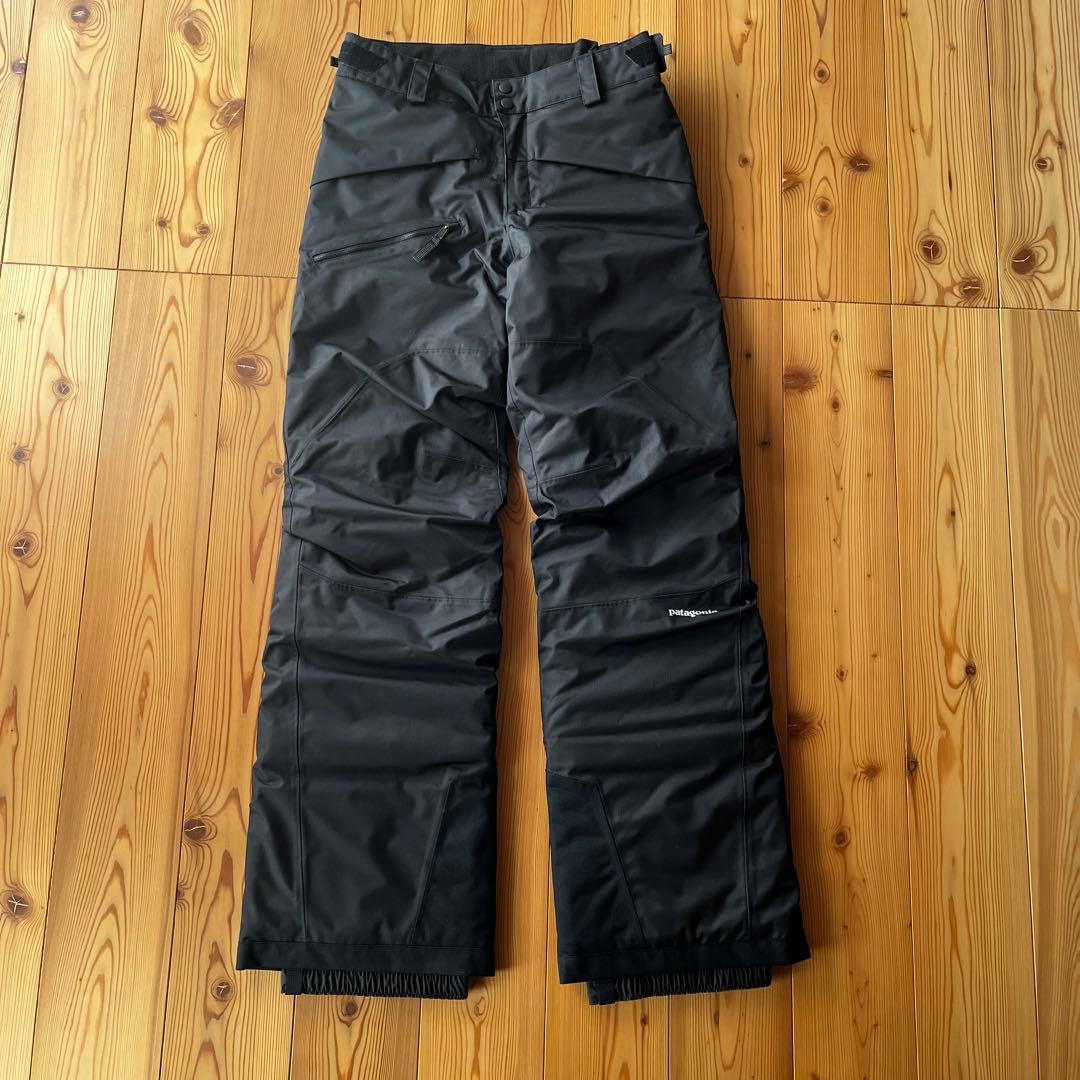 patagonia スキーパンツ/スノボパンツ kids XL 黒