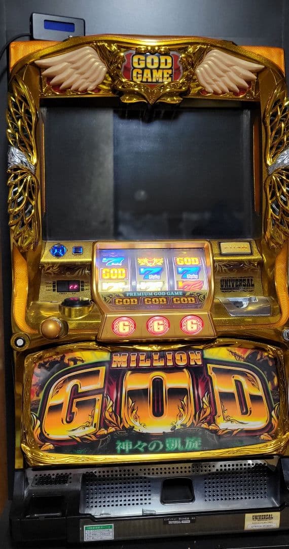 ジャンク品　ミリオンゴッド神々の凱旋　スロット実機